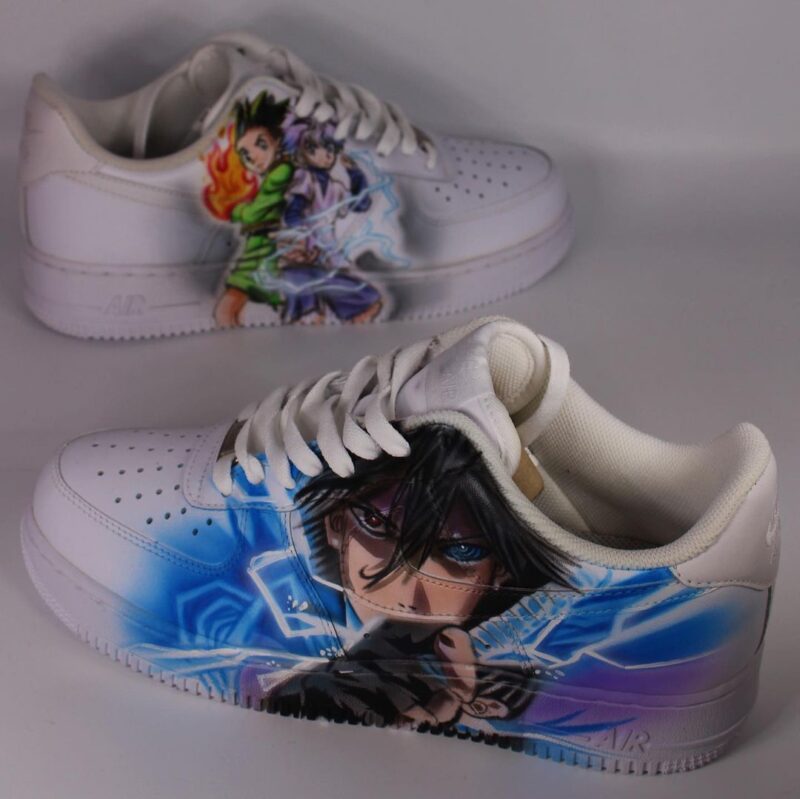 Naruto and Hunter x Hunter Air Force 1 Custom