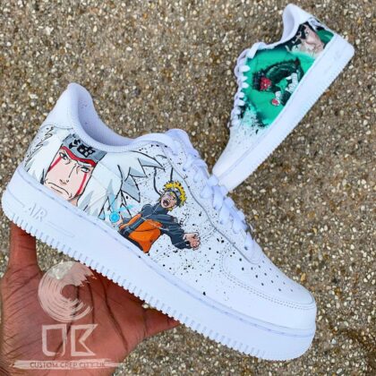 Naruto x Jiraiya x Guy Air Force 1 Custom