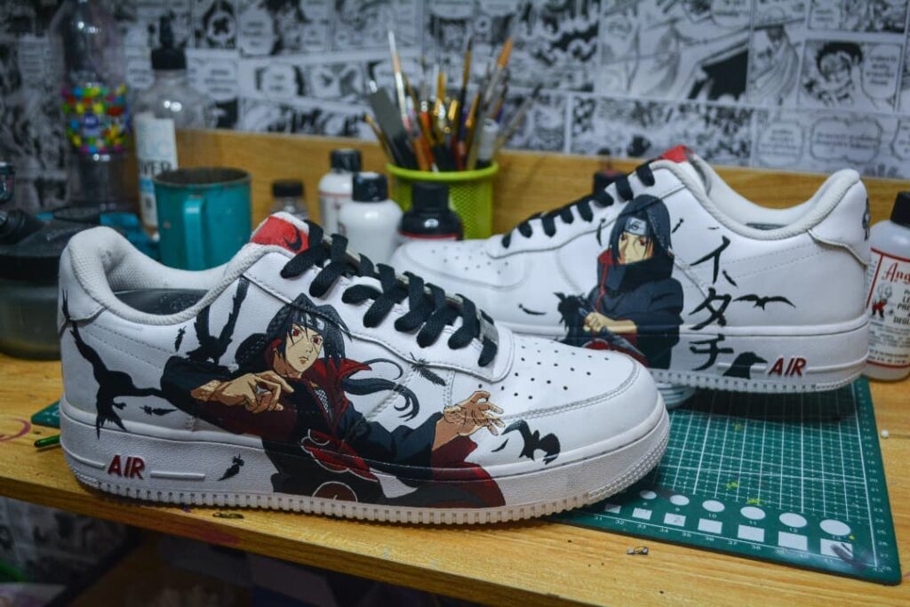 Naruto x Kakashi Air Force 1 Custom Daniel Customs