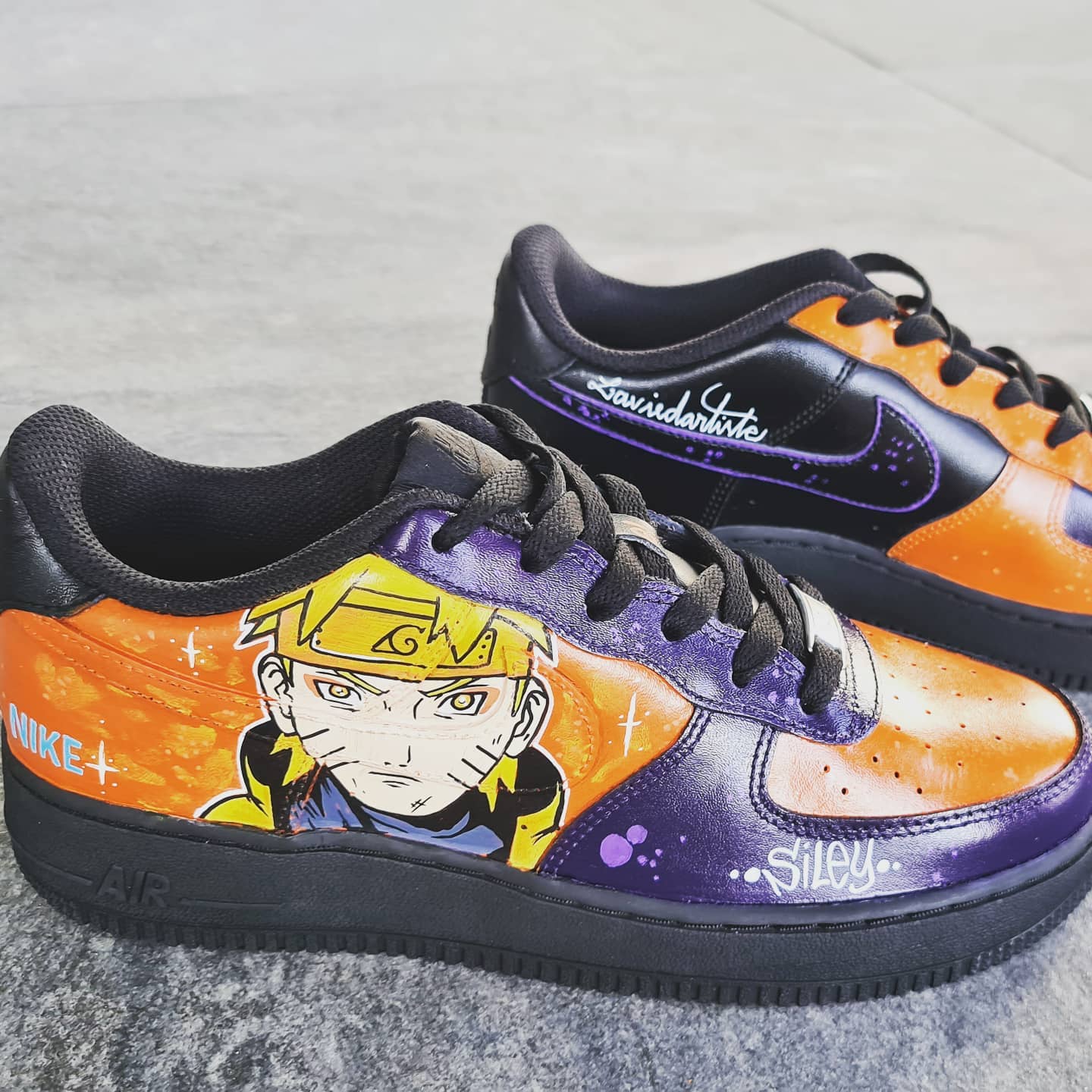 Air Force 1 x Naruto x Sasuke Edition – Sneak Peek Shoes