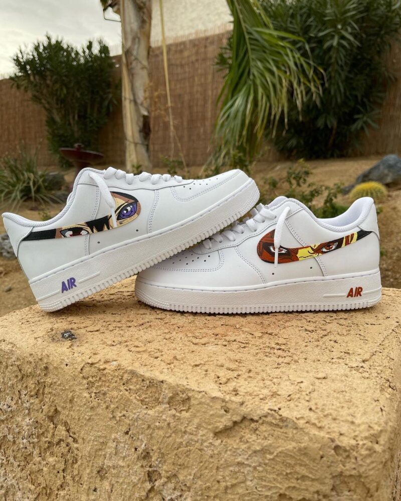 Naruto x Sasuke Air Force 1 Custom - Daniel Customs