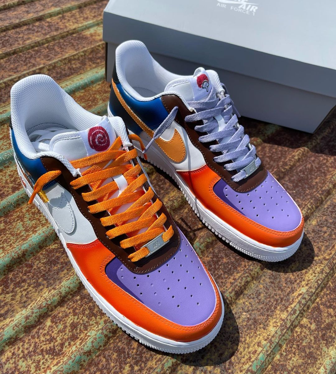 Air Force 1 x Naruto x Sasuke Edition – Sneak Peek Shoes