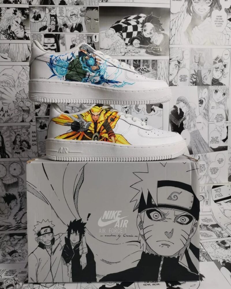 Naruto x Sasuke x Kakashi x Minato Air Force 1 Custom