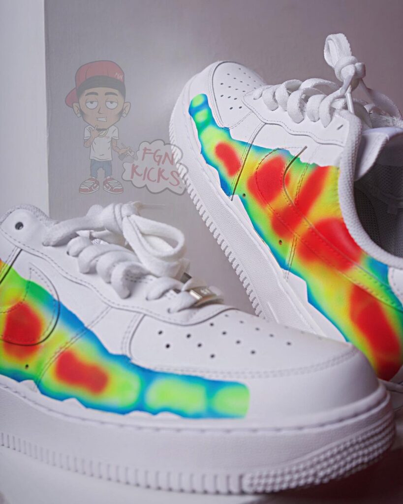 womens neon air force 1