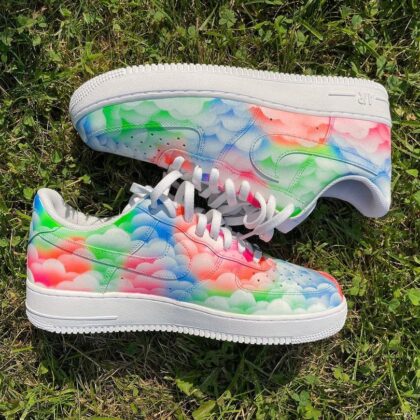 Neon Clouds Air Force 1 Custom