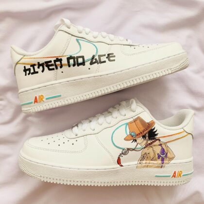 One Piece - Ace Air Force 1 Custom