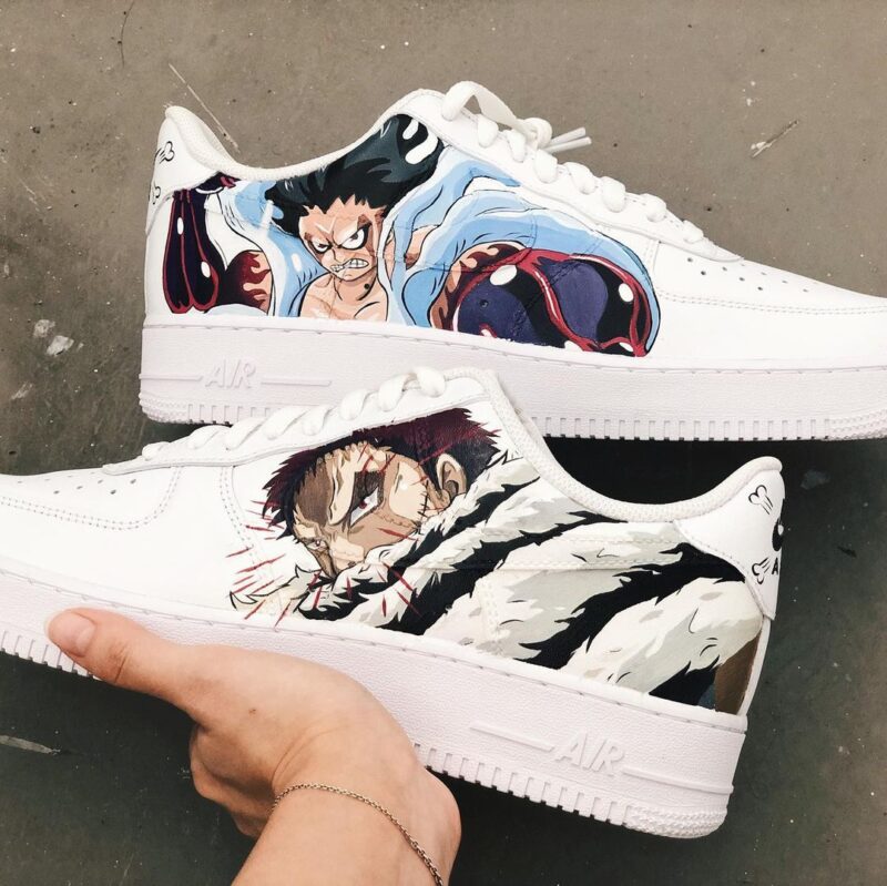 One Piece - Luffy x Katakuri Air Force 1 Custom