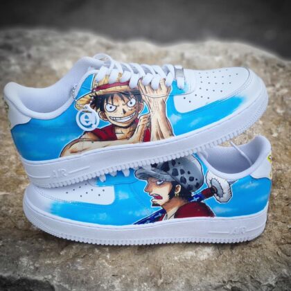 One Piece - Luffy x Law Air Force 1 Custom