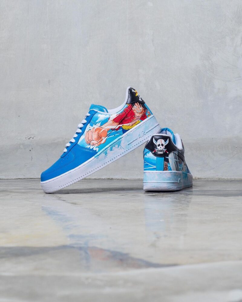 One Piece - Luffy x Shanks Air Force 1 Custom