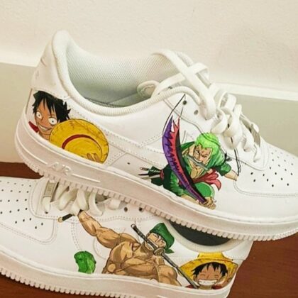 One Piece - Luffy x Zoro Air Force 1 Custom