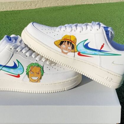 One Piece - Luffy x Zoro Air Force 1 Custom