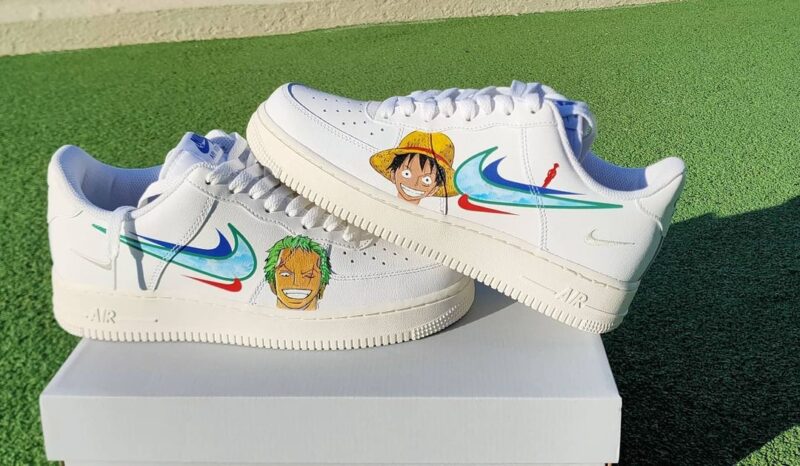 One Piece - Luffy x Zoro Air Force 1 Custom