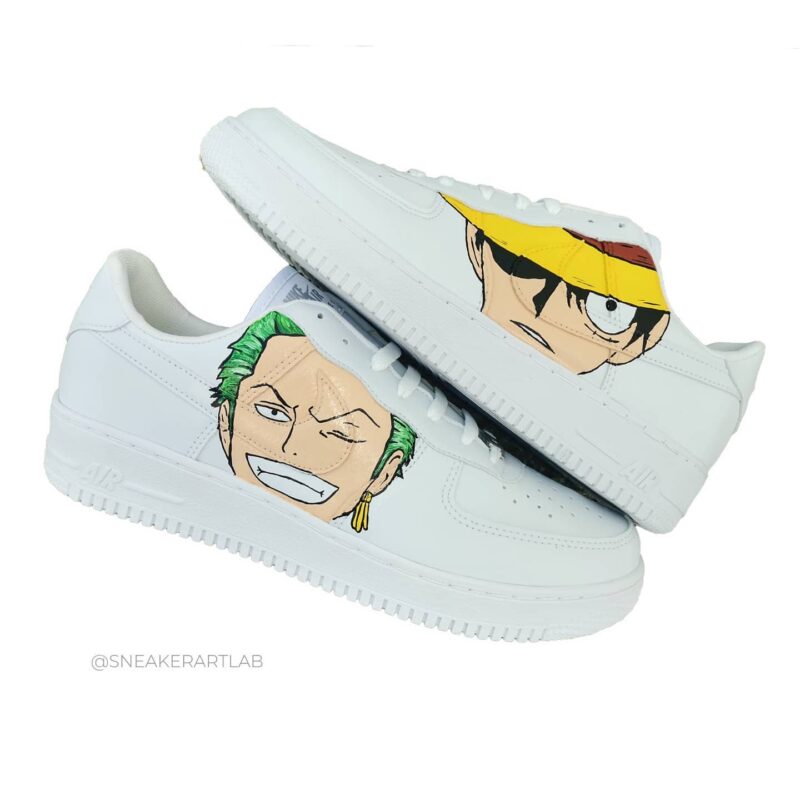 One Piece - Luffy x Zoro Air Force 1 Custom