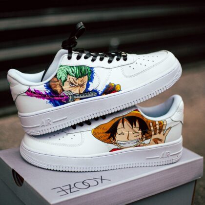 One Piece - Luffy x Zoro Air Force 1 Custom