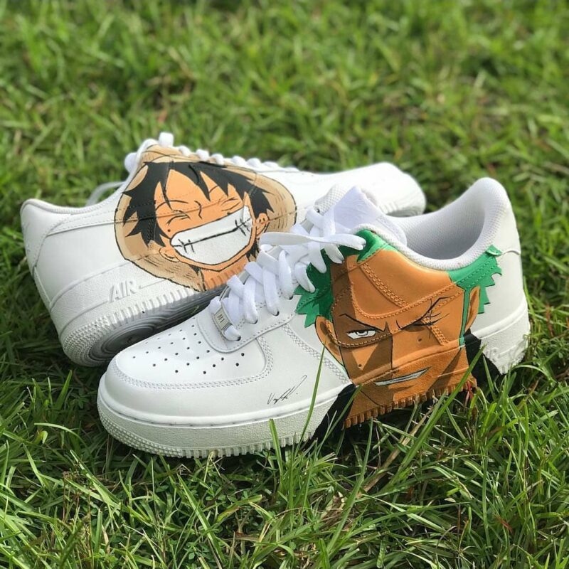 One Piece - Luffy x Zoro Air Force 1 Custom