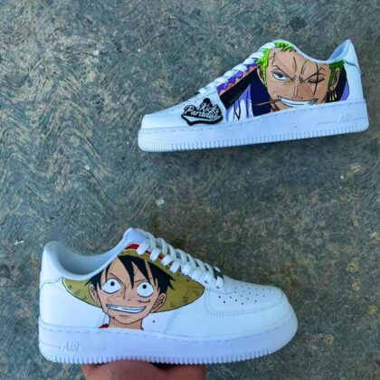 One Piece - Luffy x Zoro Air Force 1 Custom