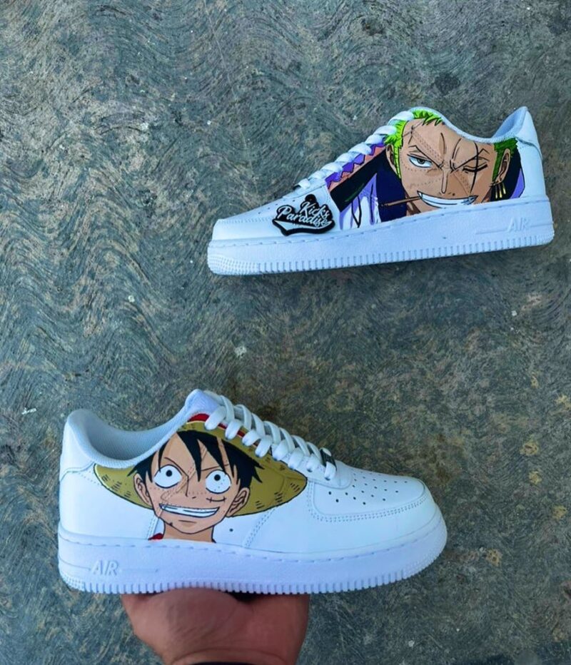 One Piece - Luffy x Zoro Air Force 1 Custom