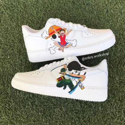 One Piece - Luffy x Zoro Air Force 1 Custom