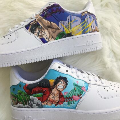 One Piece - Luffy x Zoro Air Force 1 Custom