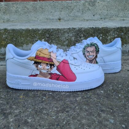 One Piece - Luffy x Zoro Air Force 1 Custom