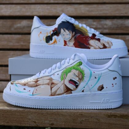 One Piece - Luffy x Zoro Air Force 1 Custom