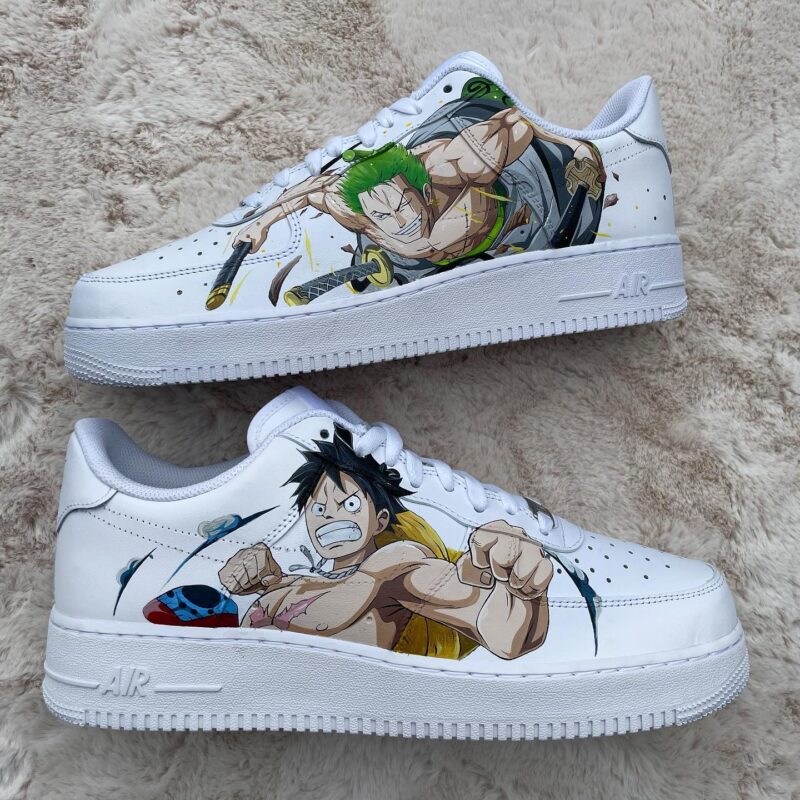 One Piece - Luffy x Zoro Air Force 1 Custom