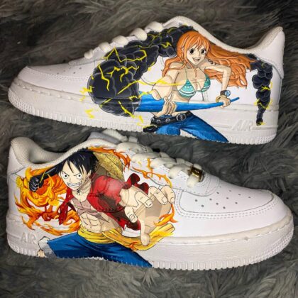 One Piece - Nami x Luffy Air Force 1 Custom