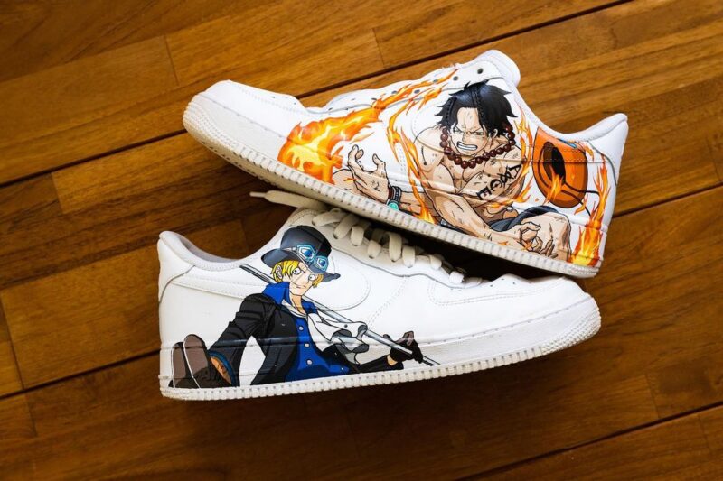 One Piece - Sabo x Ace Air Force 1 Custom