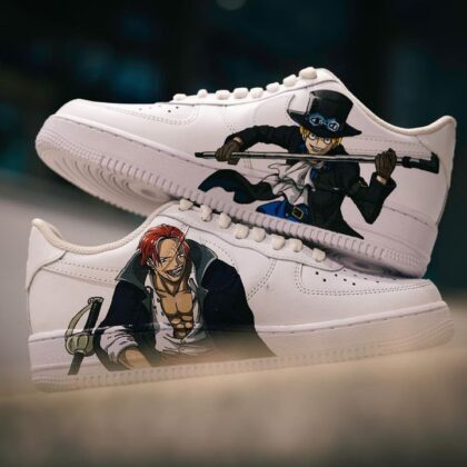 One Piece - Shanks x Sabo Air Force 1 Custom