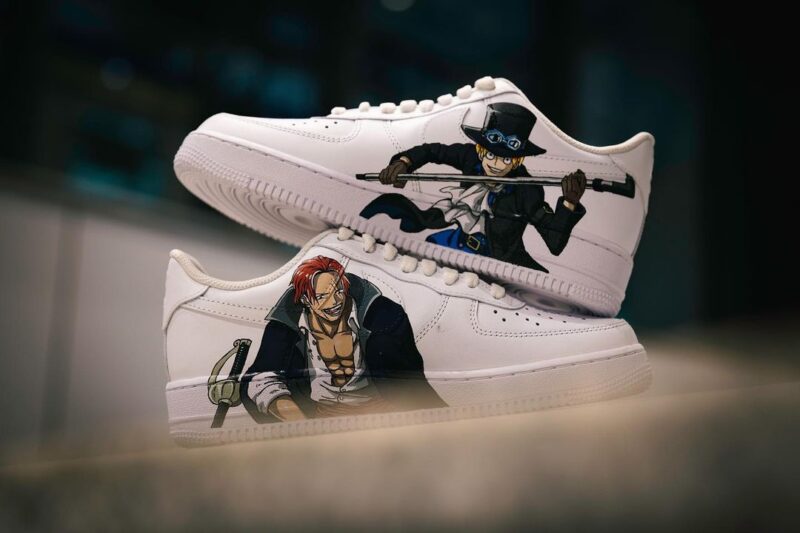 One Piece - Shanks x Sabo Air Force 1 Custom