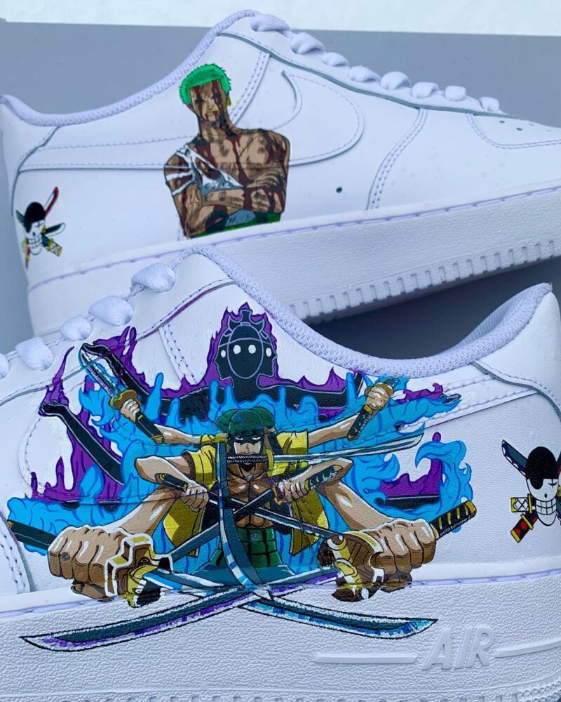 One Piece - Zoro Air Force 1 Custom