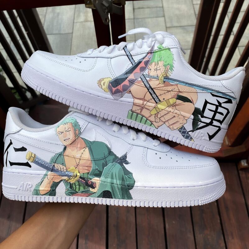 One Piece - Zoro Air Force 1 Custom