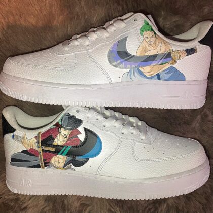 One Piece - Zoro x Mihawk Air Force 1 Custom