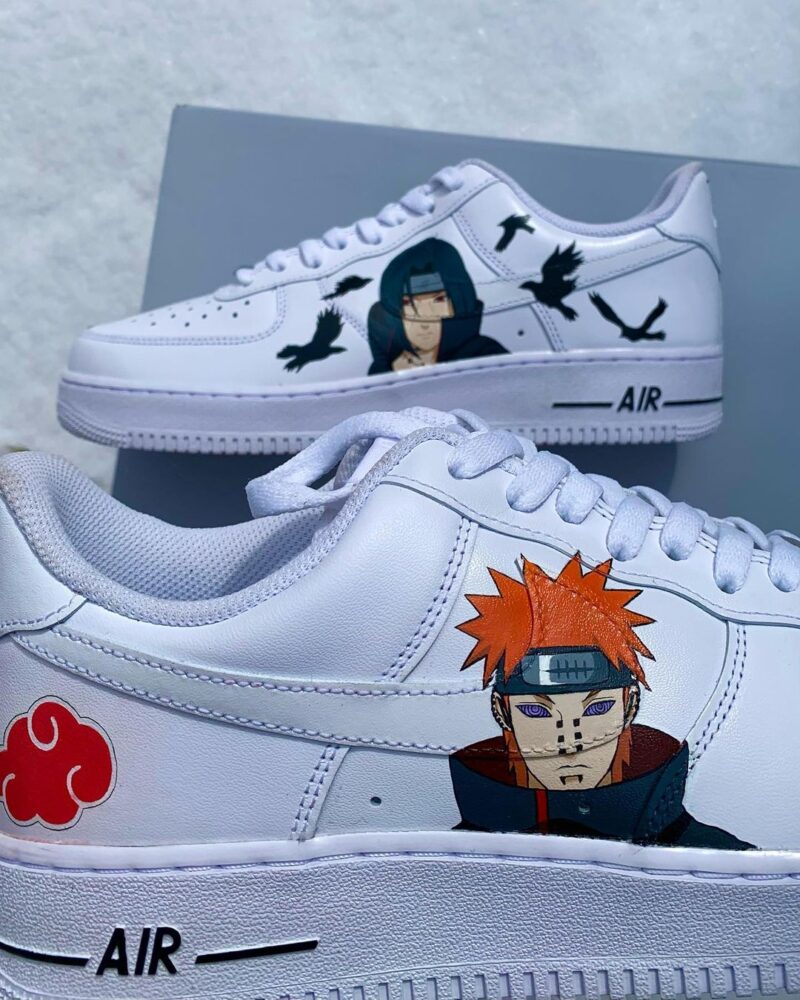 Pain x Itachi Air Force 1 Custom - Daniel Customs