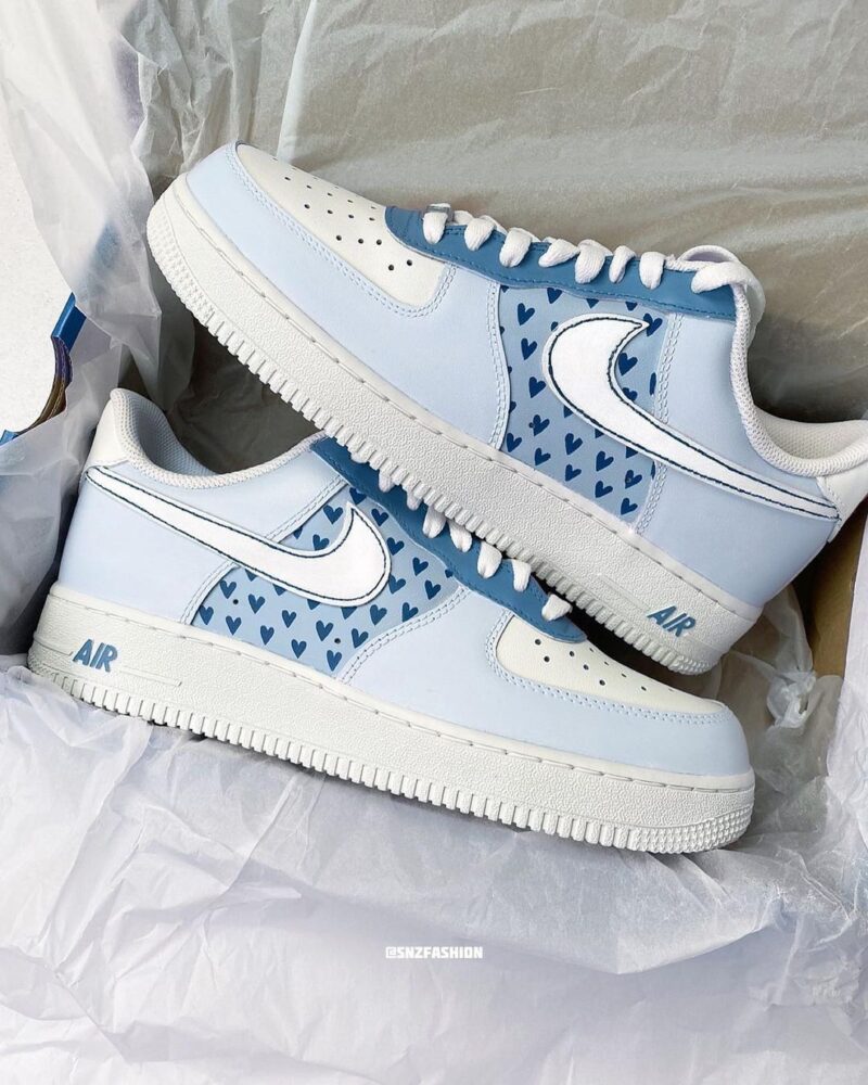 Pastel Hearts Air Force 1 Custom