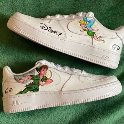 Peter Pan x Tinkerbell Air Force 1 Custom