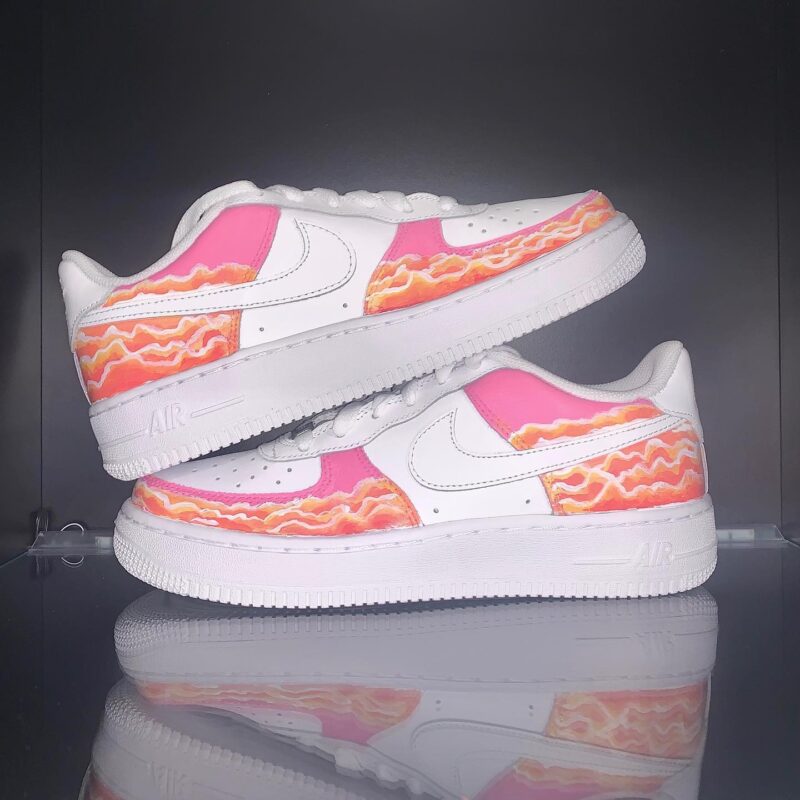 Pink Sunset Air Force 1 Custom - Image 4