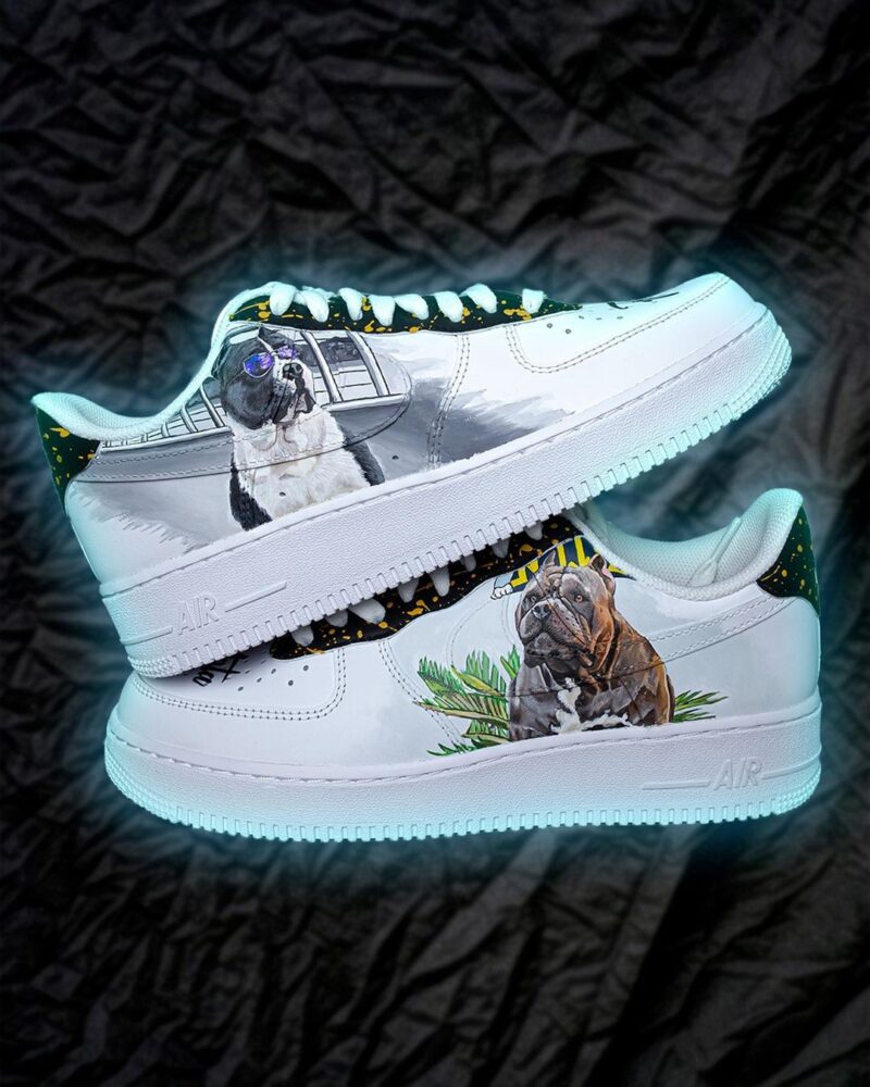 Pit bull Air Force 1 Custom