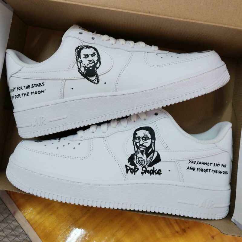 Pop Smoke Air Force 1 Custom