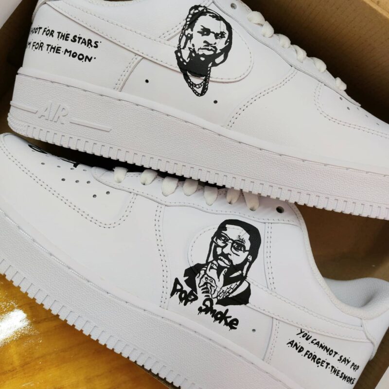 Pop Smoke Air Force 1 Custom - Image 3