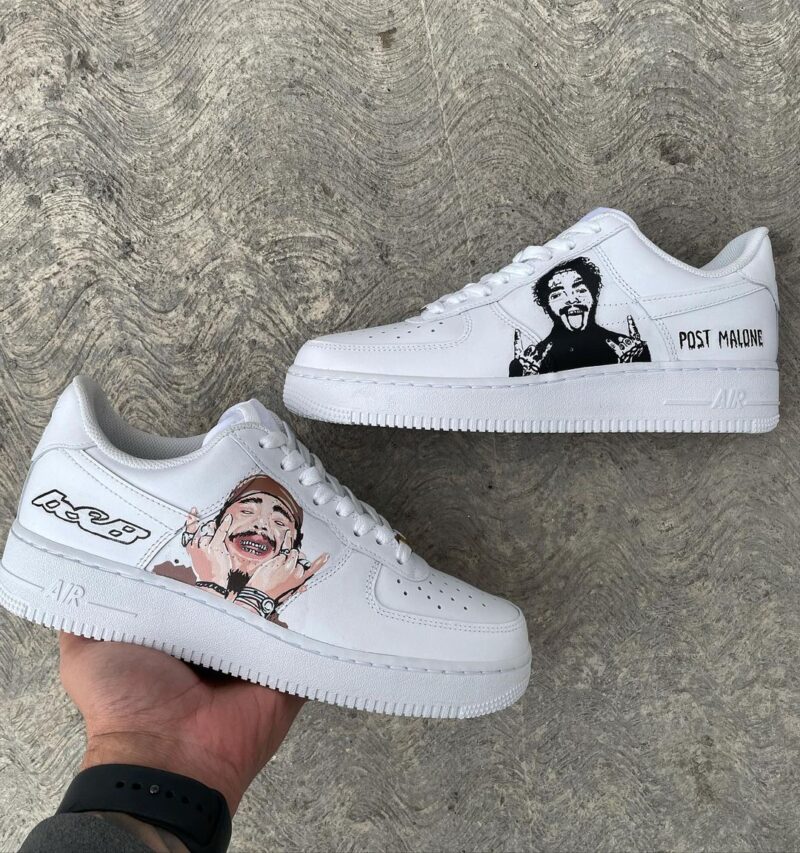 Post Malone Air Force 1 Custom