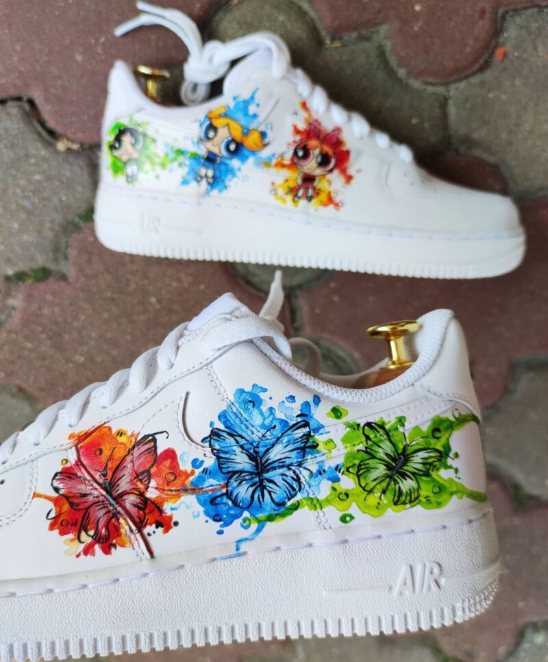 Powerpuff Girls Air Force 1 Custom - Image 4