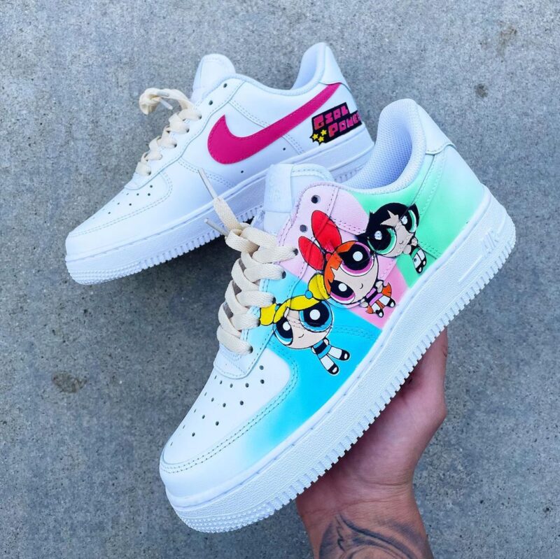 Powerpuff Girls Air Force 1 Custom