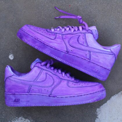 Purple Air Force 1 Custom