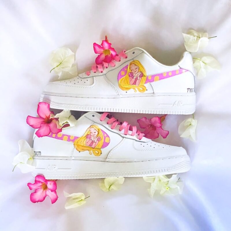 Rapunzel Air Force 1 Custom