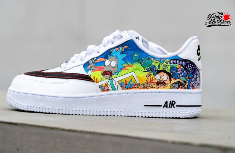 Rick and Morty Air Force 1 Custom