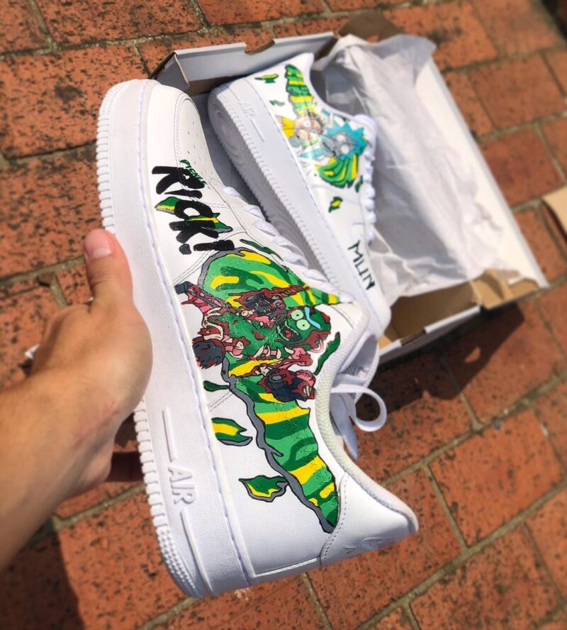 Rick and Morty Air Force 1 Custom