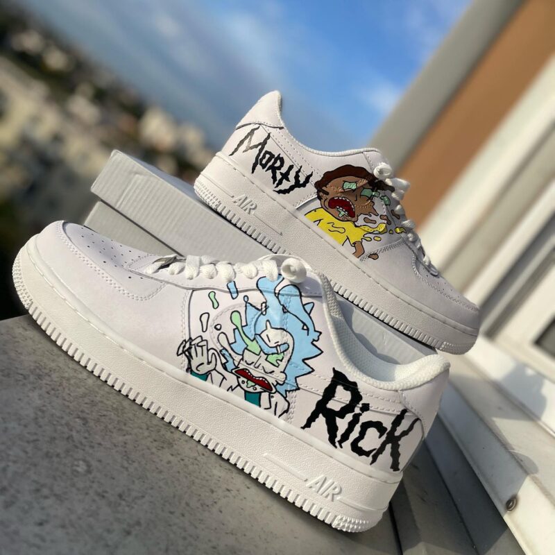 Rick and Morty Air Force 1 Custom