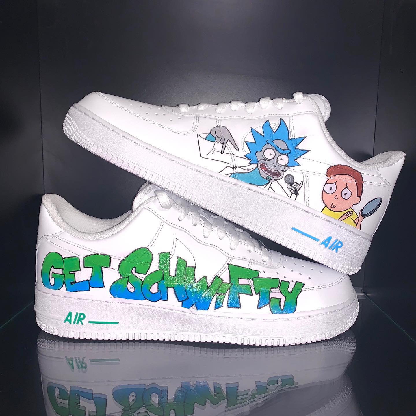 Rick and Morty Air Force 1 Custom