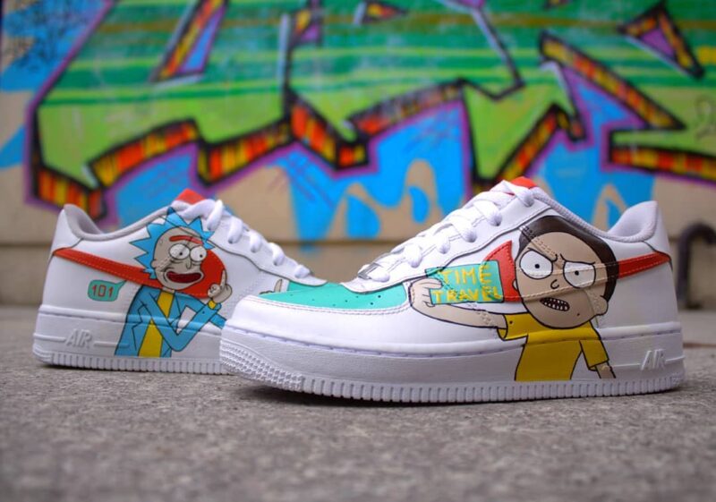 Rick and Morty Air Force 1 Custom